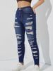 K Fashion Ripped Frayed Stretch Women's Skinny Jeans_mkmklike.com