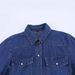 Wind 2025 Spring Fashion Style Collar Single Breasted Short Denim Shirt For Women E74540_mkmklike.com