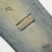 Ripped Knee Jeans Men's Trendy Punk Vintage Dyed Mud Yellow Loose Casual Flared Wide-Leg Pants_mkmklike.com