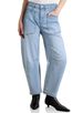 "Vintage-Inspired High Waisted Jeans – Distressed Patch Pocket Workwear Denim For Women (Black/White/Light Blue/Medium Blue, S-XXL)"_mkmklike.com