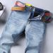 Summer New Thin Jeans Men's Straight Loose Elastic Slim-fitting Long Pants_mkmklike.com