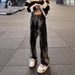 American High Street Jeans Boys Design Tie-Dye Versatile Premium Trendy Brand Teen Micro Straight Pants_mkmklike.com