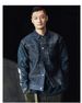 Shawn Yue Same Style Denim Jacket Men's Punk Dark Blue Student Casual Workwear Winter Trend Hot Item_mkmklike.com