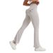 Cross-border Best-selling Workwear With Pockets, High-waisted, Quick-drying Lulu Yoga Flared Pants, Peach Butt Pocket_mkmklike.com