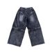 Gothic Punk Cargo Pants - Y2K Harajuku Vintage Washed Wide-Leg Jeans With Distressed Details_mkmklike.com
