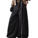 Men's Trendy Casual Black Curved Silhouette Jeans Retro American Style Loose Baggy Straight Leg Sickle Pants_mkmklike.com