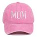 Unisex Washed cotton DAD MOM embroidered baseball cap Vintage sports casual duck tongue Hat tidal sun hat_mkmklike.com