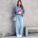 Women's Clothing Loose Casual Jeans Fashion Simple Tassel Straight Trousers_mkmklike.com
