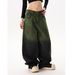 Aurora Green Washed Jeans – Oversized Streetwear Pants With Graffiti Fade For Unisex Y2K Aesthetic_mkmklike.com