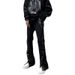 American High Street Vibe Style Casual Buttoned Jeans For Men With Zipper Slit Design Loose Straight Floor-Length Pants_mkmklike.com