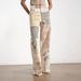 Vintage-Inspired Printed Wide-Leg Jeans – High-Waisted Boho Flare Pants With Retro 70s Aesthetic_mkmklike.com