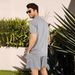 Men's Clothing Linen Short Sleeve Shirt Set Linen Summer Loose Casual Cotton Linen Cardigan Shirt Shorts_mkmklike.com