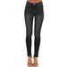 Slim Fit Stretch Jeans For Women - High Waist Skinny Denim Pants With Comfortable Elastic Fabric_mkmklike.com