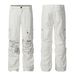 Men's Clothing Autumn White Overalls Water Slurry Print Overalls Retro Trendy Straight Overalls_mkmklike.com