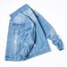 2025 New Slim Fit Spring And Autumn Simple Light Blue Handsome Denim Jacket Men's Trend_mkmklike.com