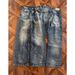 Men's Trendy Cool Faded Wide Leg Trousers American Street Style Distressed Washed Loose Straight Leg Cleanfit Jeans_mkmklike.com
