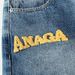 Men's Embroidered Denim Shorts Summer New Style Loose Plus Size Mid-Length Retro High Street Five Point Pants_mkmklike.com