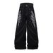 2026 Eco-friendly Fabric Niche Black Embroidery Washed Jeans Men's Trendy Brand Loose Street Teenager Straight And Micro-pull Pants_mkmklike.com
