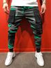 Color Block, Men's Drawstring Cargo Pants With Flap Pockets, Comfy Casual Jogger Pants_mkmklike.com