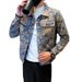 Men's Clothing Denim Jacket Youth Versatile Men's Fitted Large Size Jacket_mkmklike.com