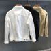 Slim-Fit White Denim Jacket For Men – Korean Streetwear Casual Workwear Coat (S-3XL)_mkmklike.com