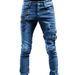 Men's Clothing New Motorcycle Personalized Jeans Stretch Slim Pants Men_mkmklike.com