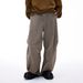 Men's Pleated Wide-Leg Cargo Pants – Streetwear Essential, 98% Cotton & Stretch, Oversized Fit (Black/Khaki/Gray, S-XL)_mkmklike.com