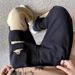 Black And White Patchwork Ripped Jeans Slim Fit High Straight Leg Trendy Brand Street Floor Pants_mkmklike.com