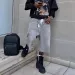 Men's Jeans Men Wide Leg Calf Length Trousers Vintage Mid Waist Washed Diamonds Distressed Pockets Denims Streetwear_mkmklike.com
