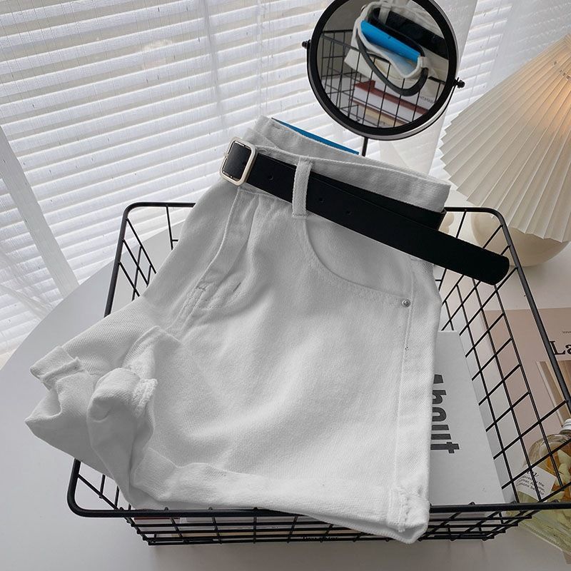 Women's High Waist Denim Shorts Summer Thin Loose Slimming A-Line Wide Leg Hot Pants Trendy INS Style 2026 New Arrival_mkmklike.com