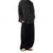 Unisex Retro Wide Leg Jeans – High-End Black Straight Cut, Streetwear Loose Fit For Men & Women_mkmklike.com