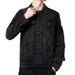 Men's Clothing Jackets For Men, Slim Fit Denim Jackets, Trendy Denim Jackets, Men's Denim Tops_mkmklike.com