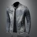 Loom High-End Men's Denim European And American Casual Retro Plus Size Stand Collar Zipper Cycling Motorcycle Jacket Trendy_mkmklike.com