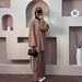 Loriya2024 Middle East Dubai Turkey Solid Color Loose Two-Piece Set LR894_mkmklike.com