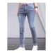 Men's Slim Fit Stretch Denim Jeans High End Trendy Versatile Low Waist Blue Long Pants Spring Style Polyester_mkmklike.com