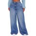 Women's Clothing Wide Leg Jeans For Women Oose Jeans Street Washed Jeans_mkmklike.com