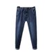 Large Size Men's Clothing New Slim-fit Business Jeans Men's Trendy Brand Small Straight Versatile Jeans Foreign Trade Cross-border Men's Pants_mkmklike.com