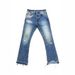 ERD Distressed Velvet Patchwork Acid Wash Jeans Burned Details Flared Hem Grunge Streetwear for Men (S-XL)_mkmklike.com