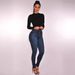 Women's Clothing High Waist Stretch Slim Fit Denim Pants_mkmklike.com