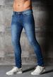 Men's Skinny Jeans - Stretch Denim Pants For Gym & Streetwear (Dark Blue/Light Blue/Black) - S-3XL_mkmklike.com
