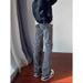 High-end Men's Flared Jeans 2025 Summer Slim-fit Bell-bottom American High Street Style Curved Pants For Men_mkmklike.com
