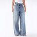 Women’s Asymmetrical Button Wide-Leg Jeans – High-Waisted Vintage Denim Pants (Light Blue/Charcoal, Sizes S-XL, Streetwear Baggy Fit)_mkmklike.com