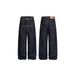 Men's Clothing Double Waist Rivet Men's Workwear Carpenter Jeans – Double Waistband & Riveted Details (Relaxed Straight Fit, Indigo Wash)_mkmklike.com