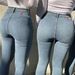 Women's Clothing High Waist Elastic Slim Fit Skinny Jeans For Women_mkmklike.com