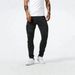 Men's Slim Fit Tapered Leg Jeans Street Style Cool Workwear With Large Side Pockets Washed Denim_mkmklike.com