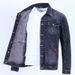 Trendy Men's Denim Jacket Short Style Spring Autumn Fashion Individualized Korean Version Casual Outerwear Long Sleeve_mkmklike.com