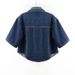 Chicco 2023 Summer New Versatile Sleeve Denim Jacket Women, Short Loose Korean Style Top, Small Shawl Cardigan For Outerwear_mkmklike.com