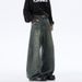 Men's Clothing & Archer0603 & Autumn/Winter Street Style Japanese Retro Distressed Trendy Wide Leg Patchwork Versatile Straight Leg Jeans For Men_mkmklike.com