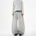 Men's Retro Distressed Jeans Loose Fit Straight Leg Mid Waist Long Floor Length Hip Hop Style Softener Machine Washable_mkmklike.com