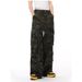 Men's Retro Camouflage Cargo Jeans Cross Border American Stylish Multi Pocket Loose Fitting Wide Leg Straight Leg Pants_mkmklike.com